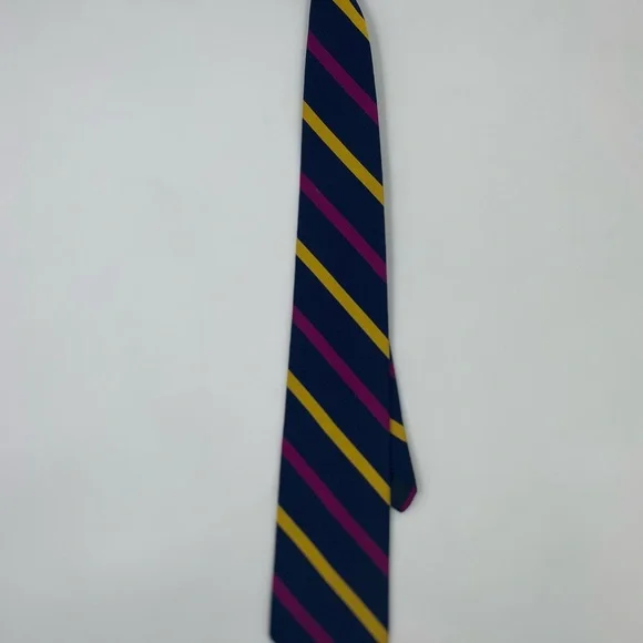 Brooks Brothers Silk Tie with Bold Stripes - Picture 1 of 5